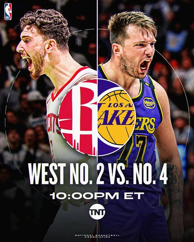 狂野西部焦点大战!NBA官方发布火湖大战海报:申京VS东契奇
